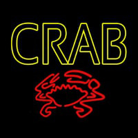 Crab With Logo Leuchtreklame