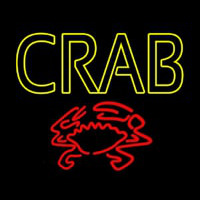 Crab With Logo Leuchtreklame