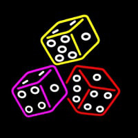 Craps Dise 1 Leuchtreklame