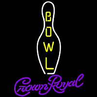 Crown Royal Bowling Beer Sign Leuchtreklame