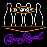 Crown Royal Bowling Orange Beer Sign Leuchtreklame