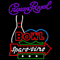 Crown Royal Bowling Spare Time Beer Sign Leuchtreklame