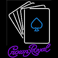 Crown Royal Cards Beer Sign Leuchtreklame