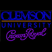 Crown Royal Clemson University Beer Sign Leuchtreklame