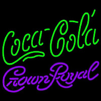 Crown Royal Coca Cola Green Beer Sign Leuchtreklame