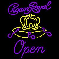 Crown Royal Open Beer Sign Leuchtreklame