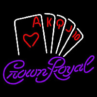 Crown Royal Poker Series Beer Sign Leuchtreklame