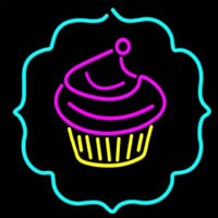 Cupcake Logo Leuchtreklame