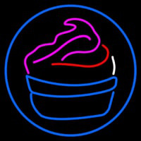 Cupcake Logo Leuchtreklame