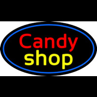 Cursive Candy Shop Leuchtreklame