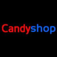 Cursive Candy Shop Leuchtreklame