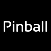 Cursive Letter Pinball 1 Leuchtreklame