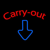 Custom Carry Out 1 Leuchtreklame