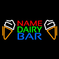 Custom Dairy Bar Leuchtreklame