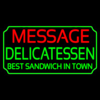 Custom Delicatessen Leuchtreklame