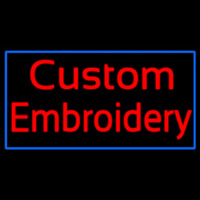 Custom Embroidery Border Leuchtreklame