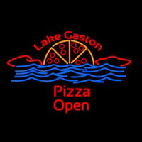 Custom Lake Gaston Pizza Open Leuchtreklame