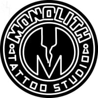 Custom Monolith Tattoo Studio Logo 1 Leuchtreklame