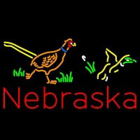 Custom Nebraska Pheasant Steve Leuchtreklame