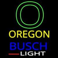 Custom Oregon Wings With Busch Light Real Neon Glass Tube Leuchtreklame