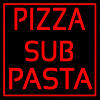 Custom Pizza Sub Pasta Leuchtreklame