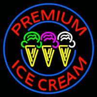 Custom Premium Ice Cream Leuchtreklame