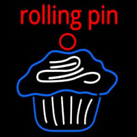 Custom Rolling Pin Cupcake 1 Leuchtreklame