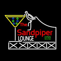 Custom Sandpiper Lounge Logo Leuchtreklame