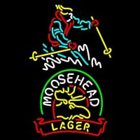 Custom Steamboat Moosehead Beer Leuchtreklame