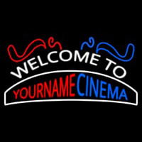 Custom Welcome To Cinema Leuchtreklame