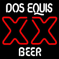 DOS Equis Beer Sign Leuchtreklame