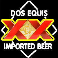 DOS Equis Imported Beer Sign Leuchtreklame