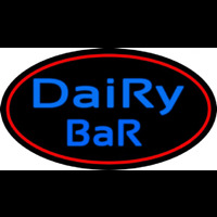 Dairy Bar With Logo Leuchtreklame