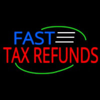 Deco Style Fast Ta  Refunds Leuchtreklame