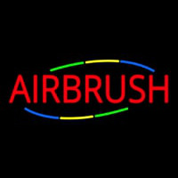 Deco Style Multi Colored Airbrush Leuchtreklame