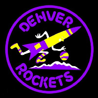 Denver Rockets Leuchtreklame