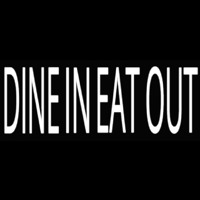 Dine In Eatout Leuchtreklame