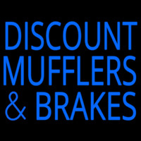 Discount Muflers And Brakes Leuchtreklame