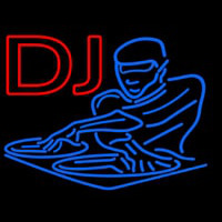 Dj Disc Jockey Disco Music 2 Leuchtreklame