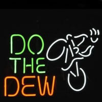Do The Dew Mountain Bike Logo Bier Bar Leuchtreklame Weihnachtsgeschenk Schnelle Lieferung
