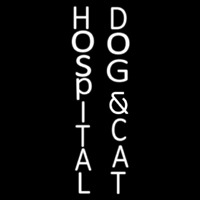 Dog And Cat Hospital Leuchtreklame