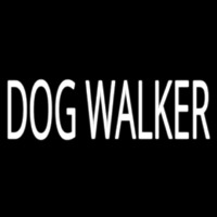 Dog Walker Leuchtreklame