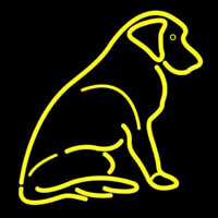 Dog With Logo Leuchtreklame