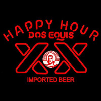 Dos Equis Beer Happy Hour Beer Sign Leuchtreklame