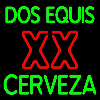 Dos Equis X  Cerveza Beer Sign Leuchtreklame