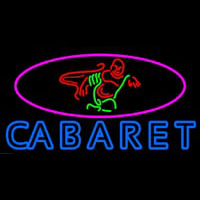 Double Stroke Cabaret Logo Leuchtreklame
