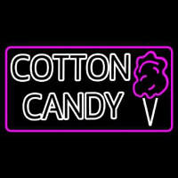 Double Stroke Cotton Candy With Logo Leuchtreklame