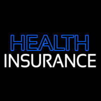 Double Stroke Health Insurance Leuchtreklame