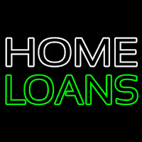 Double Stroke Home Loans Leuchtreklame
