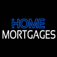 Double Stroke Home Mortgage Leuchtreklame